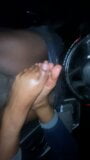 GHETTO FOOTJOB Made Me BUST HARD ON Ms Klassy TOES snapshot 11