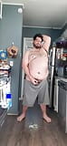 Big Bear Pissing on Kitchen Floor snapshot 8