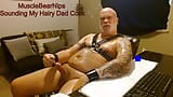 Daddy Sounding My Hairy Thick Cock- 0001 snapshot 1