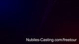 Nubiles Casting - симпатичный любительский хардкорный кастинг в любительском видео snapshot 1