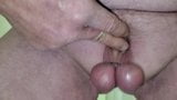 Micro Cock FingeredSquirting Cum from Tied Balls Slo-Mo... snapshot 16