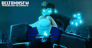 Hard Anal Fucking with Jenny and Warden Minecraft Animation | xHamster