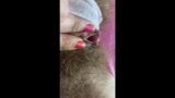 Horny wife with her hairy pussy snapshot 10
