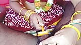 Indische stiefmoeder schoonzoet (pijpbeurt sheving neuken) Telugu vuile praat. snapshot 12