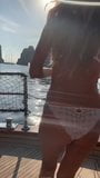 Heidi Klum on a boat snapshot 1