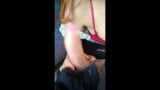 RISKY PUBLIC BUS, FLASHING AND SUCKING DICK snapshot 6