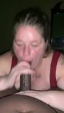 White BBW sloppy toppy on BBC snapshot 8