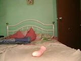 Versaute Sissy Whit mit ihrem Dildo snapshot 1