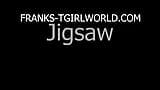 FRANKS TGIRLWORLD: IL CARICO DI SPERMA DI JIGSAW! snapshot 1