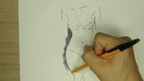 Facile disegno del corpo nudo della sorellastra snapshot 5