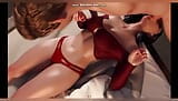 Le trésor de Nadia (Pricia, chemise rouge sexy), pipe snapshot 15