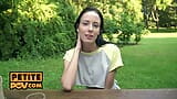 POV - Fucking your blind date Lexi Layo right in the middle of the park snapshot 5