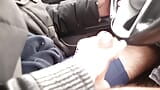 Coche fumando mamada semen en la boca snapshot 5