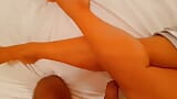 Selena's dancing posing, footjob and feet worship snapshot 12