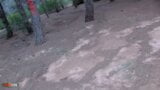 Естественно грудастая крошка-цыганка Lisa Spice трахается в лесу snapshot 1