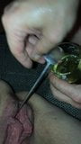 Amateur milf, inserción de uretra, orinar en vidrio, labios grandes, coño snapshot 8