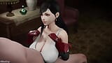 Tifa Gets Fucked in the Tits and Surprised by Cum snapshot 15