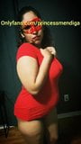 Curvy Pregnant Latina Strip Tease! snapshot 6