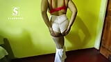 엉덩이를 보여주는 스리랑카 사무실 소녀 snapshot 5