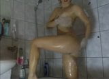 Hot Blonde Taking a Shower snapshot 15