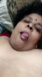 Desi Indian horny aunty showing big boobs snapshot 7