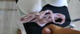 Cum on beautiful worn underwear ordered on internet snapshot 7