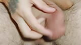 Close-up of foreskin, dickhole, balls snapshot 1