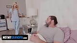 Petite Nurse Student Cecelia Taylor Takes Care Of Step Grandpa's Huge Boner - NotMyGrandpa snapshot 3