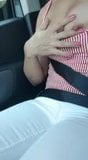 Touching in my car sexy milf snapshot 6