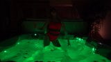 Sexy babe dancing in a whirlpool snapshot 1