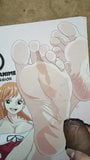 Nami (une pièce) pieds cum tribute snapshot 7