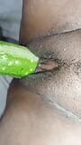multiple orgasms with him fucking me with a thick cucumber snapshot 2