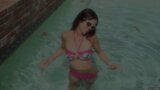 Dillion Harper opens her legs before going to the pool snapshot 1