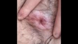 Teasing you with my young hairy hole snapshot 5