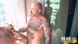 BEARFILMS Inked Big Bear Marc Angelo Barebacks Jeremy Feist snapshot 13