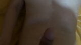 First masturbation with my sister-in-law, cumshot on her tits snapshot 20