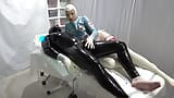 Latex Danielle - the doctor is playing with the patient's penis. Full video snapshot 15