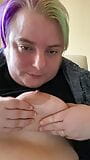 Fat Trans Boy Tit Sucking snapshot 7