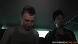 Young gay picked up and pounded in van by inked Adam Watson snapshot 6