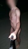 Walking the road at night naked and barefoot (1) snapshot 10