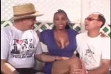 A Ebony has hewr first Gangbang snapshot 2