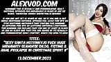 Chistmas Spirit III Hotkinkyjo fuck long red dildo anal, fisting & prolapse extreme in white boots snapshot 1