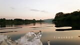 Un homme hétéro en boxe a nagé dans la rivière puis a joui puissamment snapshot 4