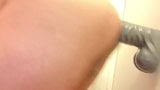 Pissing SSBBW Asshole ruined from HUGE dildo snapshot 16