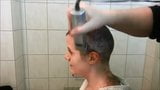 sexy redhead shaves her head bald snapshot 5