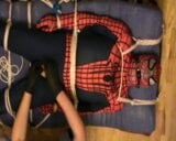 Slave as Spiderman gets a massage - II snapshot 5