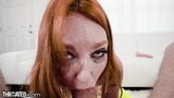 Redhead Lacy Lennon Can't Wait To Be Throat Fucked snapshot 14