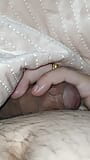 London bitch paws under customer's blanket with big dick snapshot 11