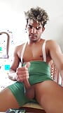 young boy cumming over his latex ballet tights snapshot 14