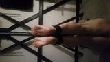 Smacking my slaves feet with a riding crop! snapshot 2